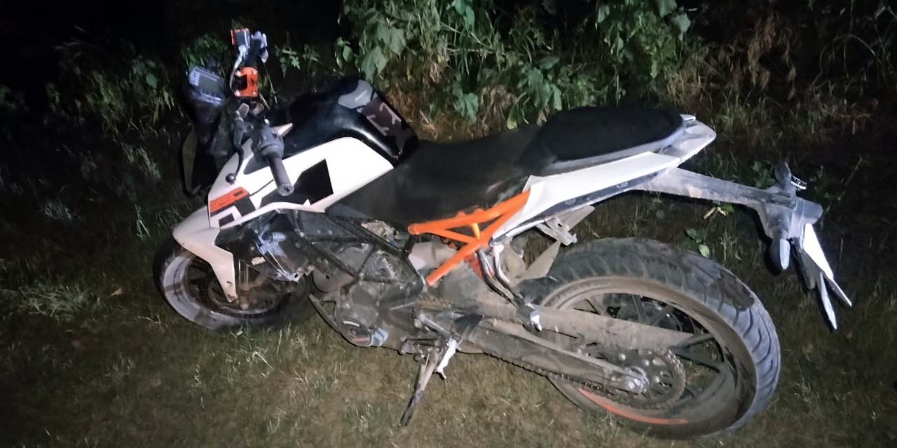 El accidente se suscitó aproximadamente a las 22:30 horas.