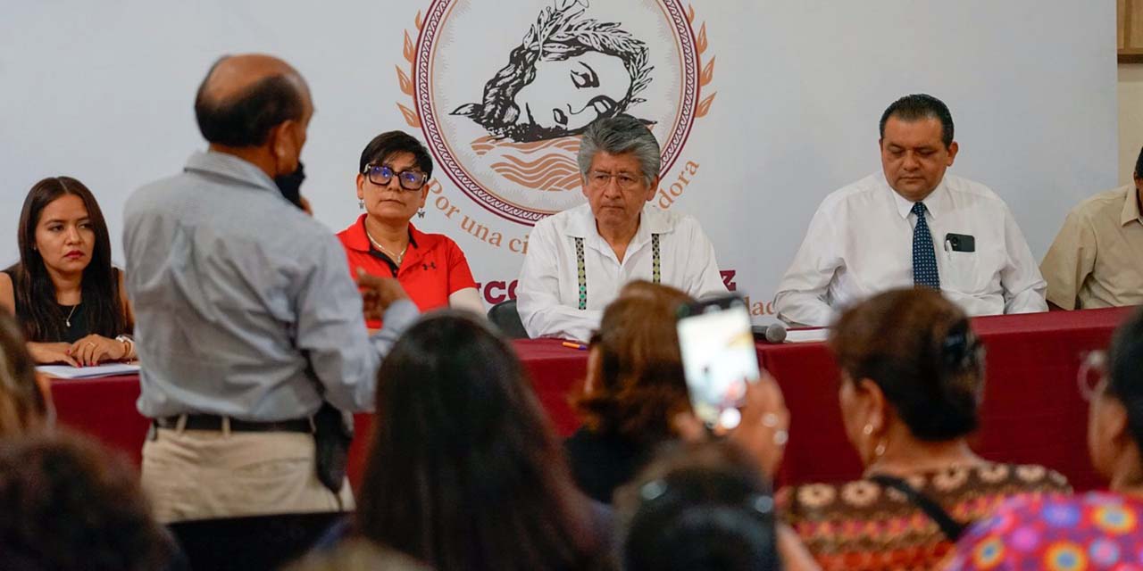 Foto: Municipio de Oaxaca de Juárez // El municipio atendió punto por punto las solicitudes del Sindicato Autónomo.