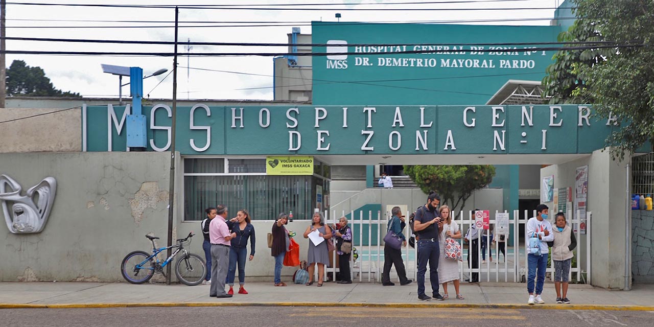 Foto: Archivo El Imparcial // El Hospital General de Zona (HGZ) No. 1, en la ciudad de Oaxaca de Juárez.