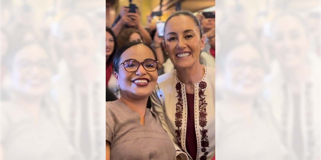 Foto: cortesía // La diputada morenista Liz Arroyo y Claudia Sheinbaum.