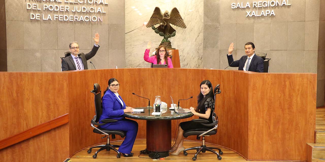 Foto: TEPJF // Magistrados de la Sala Xalapa del TEPJF.