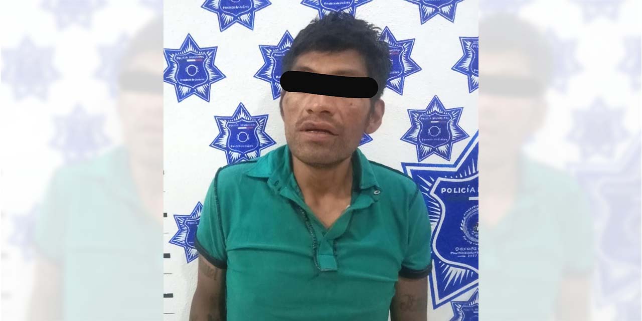 El presunto ladrón dijo llamarse Alexis F. A., de 32 años de edad.