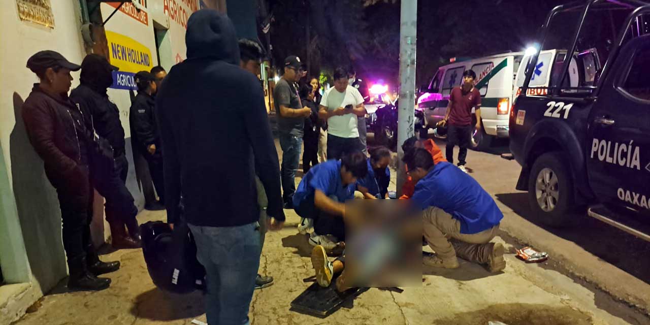 El conductor de una de las motos sufrió diversas heridas como resultado del impacto.