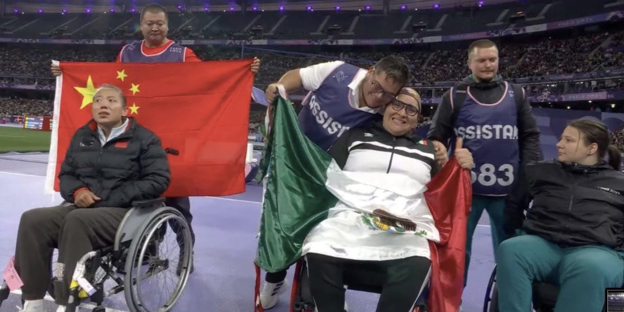¡Poder plateado el de la mexicana Gilda Cota en París!