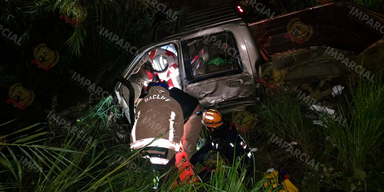 Encontronazo en Lachigoló; 5 lesionados