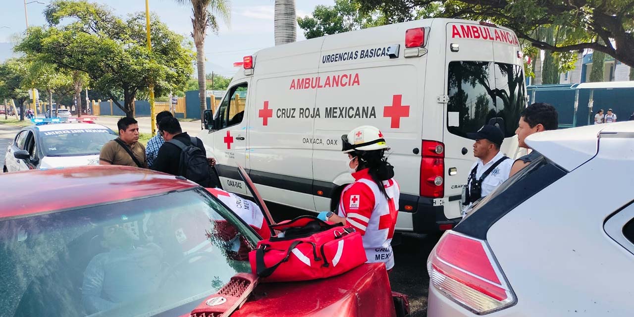 La Cruz Roja atendió a los lesionados de ambos accidentes.