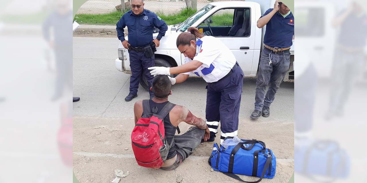 Manuel se dirigía a su centro de trabajo cuando fue arrollado.