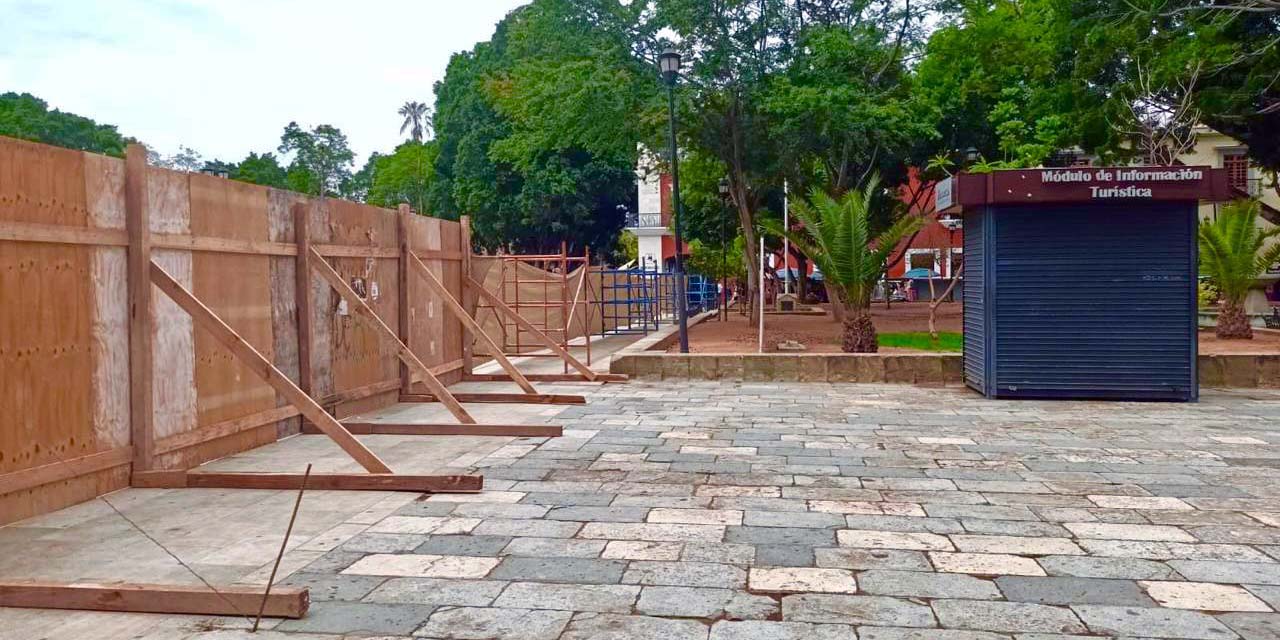 Foto: Adrián Gaytán // Segunda etapa de trabajos de rehabilitación de la Alameda de León.