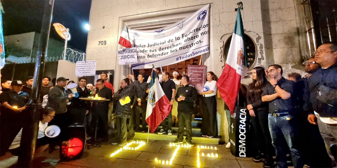 Trabajadores del PJF mantienen paro de labores