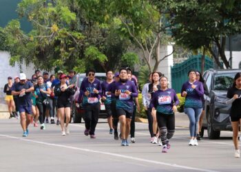 La Secretaría de Salud organizó su carrera atlética.