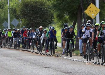 Fotos: Leobardo García Reyes // Recientemente celebraron un recorrido en bicicleta con más de 120 pedalistas.