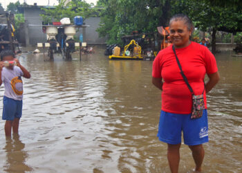 Foto: Luis Alberto Cruz // Collantes, un pueblo de afromexicanos, ha sufrido los embates de la naturaleza. Recientemente el huracán John provocó inundaciones y pérdidas en cultivos.