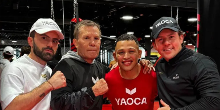 ¡Épico entrenamiento entre Julio César Chávez y ‘Lazy Boy’ Rodríguez!