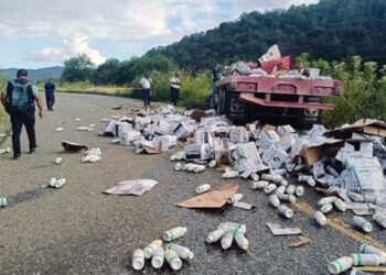 Corporaciones de seguridad investigan el lamentable accidente donde perdió la vida una persona.