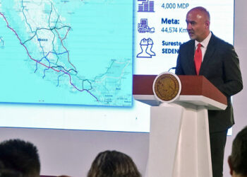 Foto: internet // En la “mañanera del pueblo”, Jesús Antonio Esteva Medina, titular de la SICT, informó que la súper Mitla-Tehuantepec, presenta un avance del 95 por ciento.