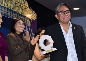 Fotos: Rubén Morales // Edgar Omar Aguilar Morales fue el ganador de la Presea “Quetzalcóatl”.