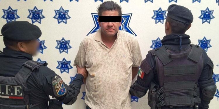 El detenido fue identificado como Samuel G. C., de 40 años de edad.