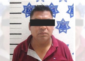 El hombre de 33 años de edad fue detenido por elementos de la Policía Municipal.