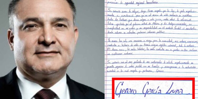 García Luna publica carta antes de recibir sentencia en Estados Unidos
