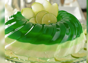 Gelatina de limón con sábila y agua de rosas: Un postre saludable y delicioso