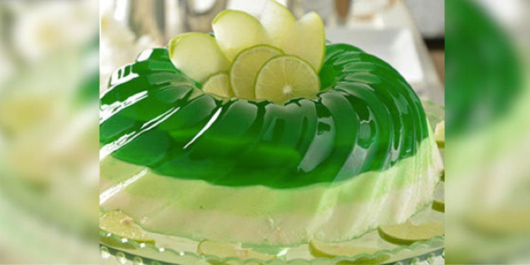 Gelatina de limón con sábila y agua de rosas: Un postre saludable y delicioso