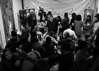 Foto: Gala Plata // La noche estuvo llena de arte y música.