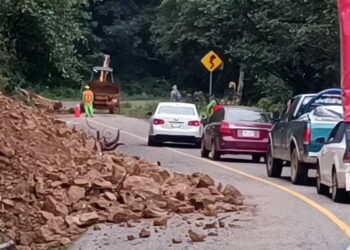 Foto: Andrés Carrera // Largas filas hacen tortuoso el camino hacia la mazateca y comunidades serranas.