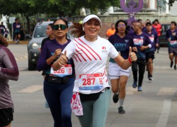 Fotos: Leobardo García Reyes // Los atletas utilizaron la Ruta de la Salud.