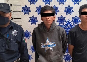 Los detenidos dijeron llamarse David V. J. y Luis Alberto V. M.