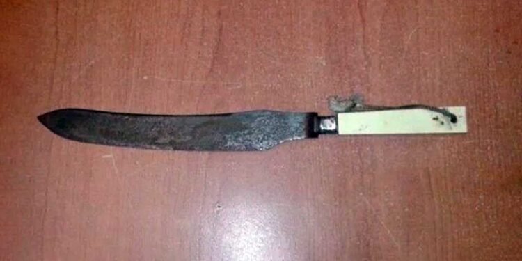 Se paseaba con cuchillo en centro de Huajuapan.