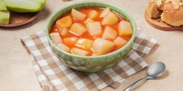 Sopa de chayote, una opción saludable y deliciosa