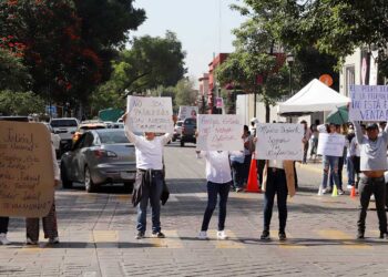 Foto: Archivo El Imparcial // Protesta de trabajadores del Poder Judicial en Oaxaca.