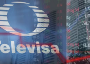 Caen acciones de Televisa en la Bolsa de Valores