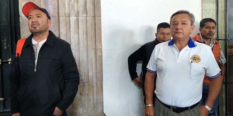 Foto: tomada de video // Transportistas de Ocotlán denuncian irregularidades en Semovi.