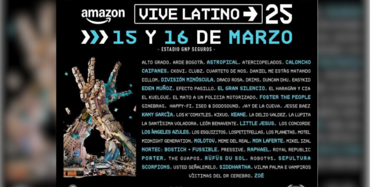 Vive Latino 2025: ¡Todo listo para celebrar su 25 Aniversario!