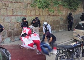 Violento asalto en el Centro Histórico de la ciudad de Oaxaca