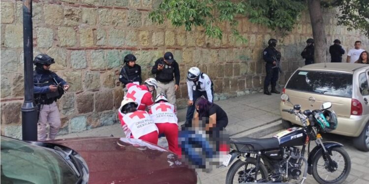 Violento asalto en el Centro Histórico de la ciudad de Oaxaca