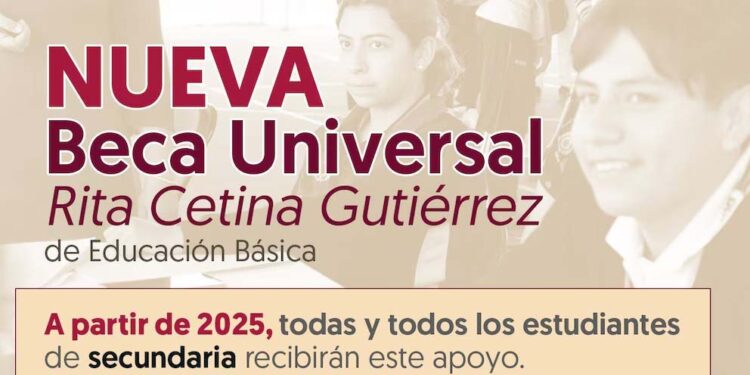 ¿Cómo asegurar el apoyo económico de la Beca Rita Cetina Gutiérrez para tu hijo en secundaria?