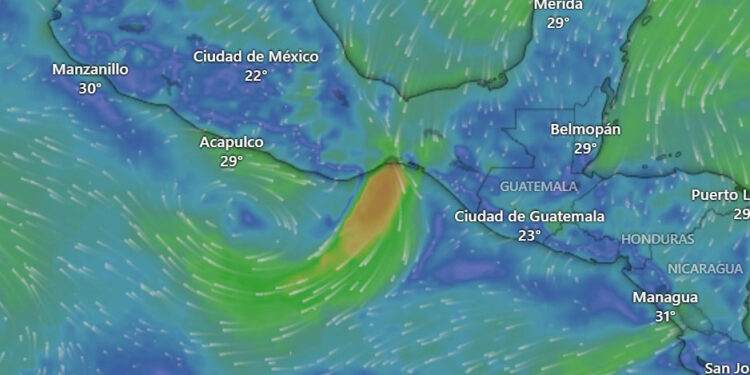 Posible formación del huracán Lane en el Pacífico