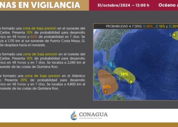 Amenazan, Frente Frío 7 y posible ciclón en el Caribe, a las fiestas de Día de Muertos