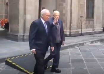 Llama la atención arribó de Claudio X. González Laporte a Palacio Nacional