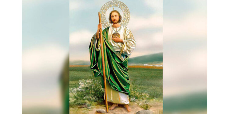 ¿Cuáles son los significados de los símbolos de la imagen de San Judas Tadeo?