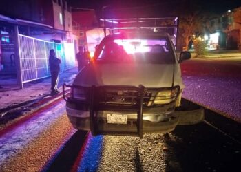 El percance ocurrió en la esquina de Las Brisas y Riveras del Atoyac.