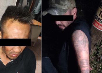 Los dos hombres fueron detenidos después de una persecución.