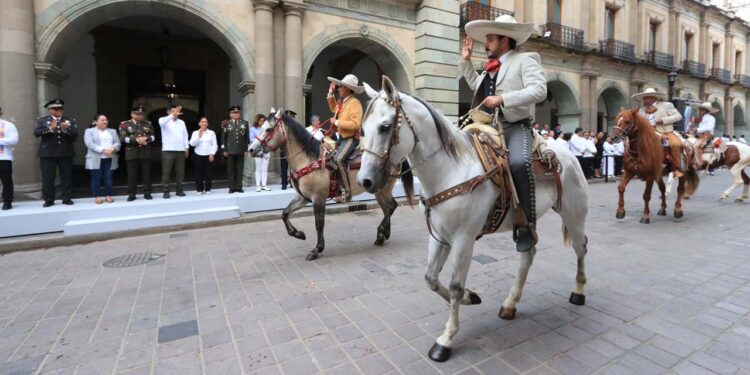 Fotos: Adrián Gaytán // Presentes como cada año, integrantes de las asociaciones de charro.