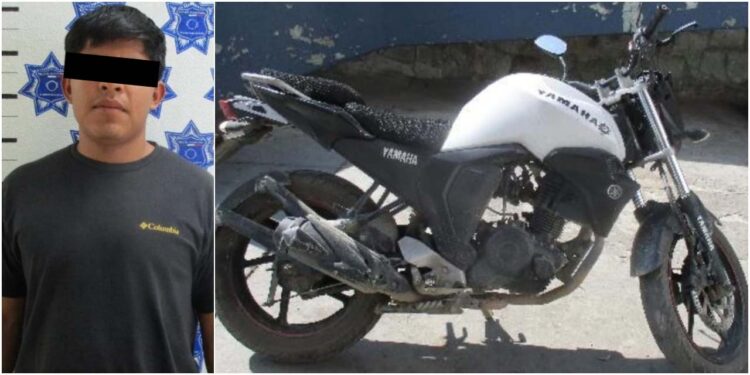 Alejandro, de 20 años de edad, fue detenido.
