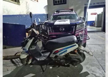 El vehículo fue asegurado para quedar a disposición de la FGEO.