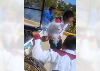 Un joven menor de edad resultó herido en este hecho violento.