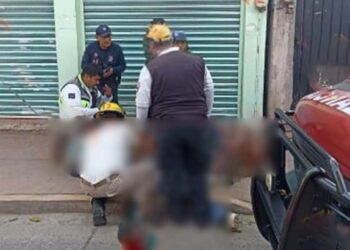 Repartidor sufre accidente.
