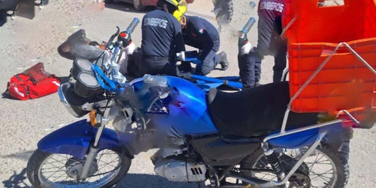 Un lesionado y daños deja accidente.